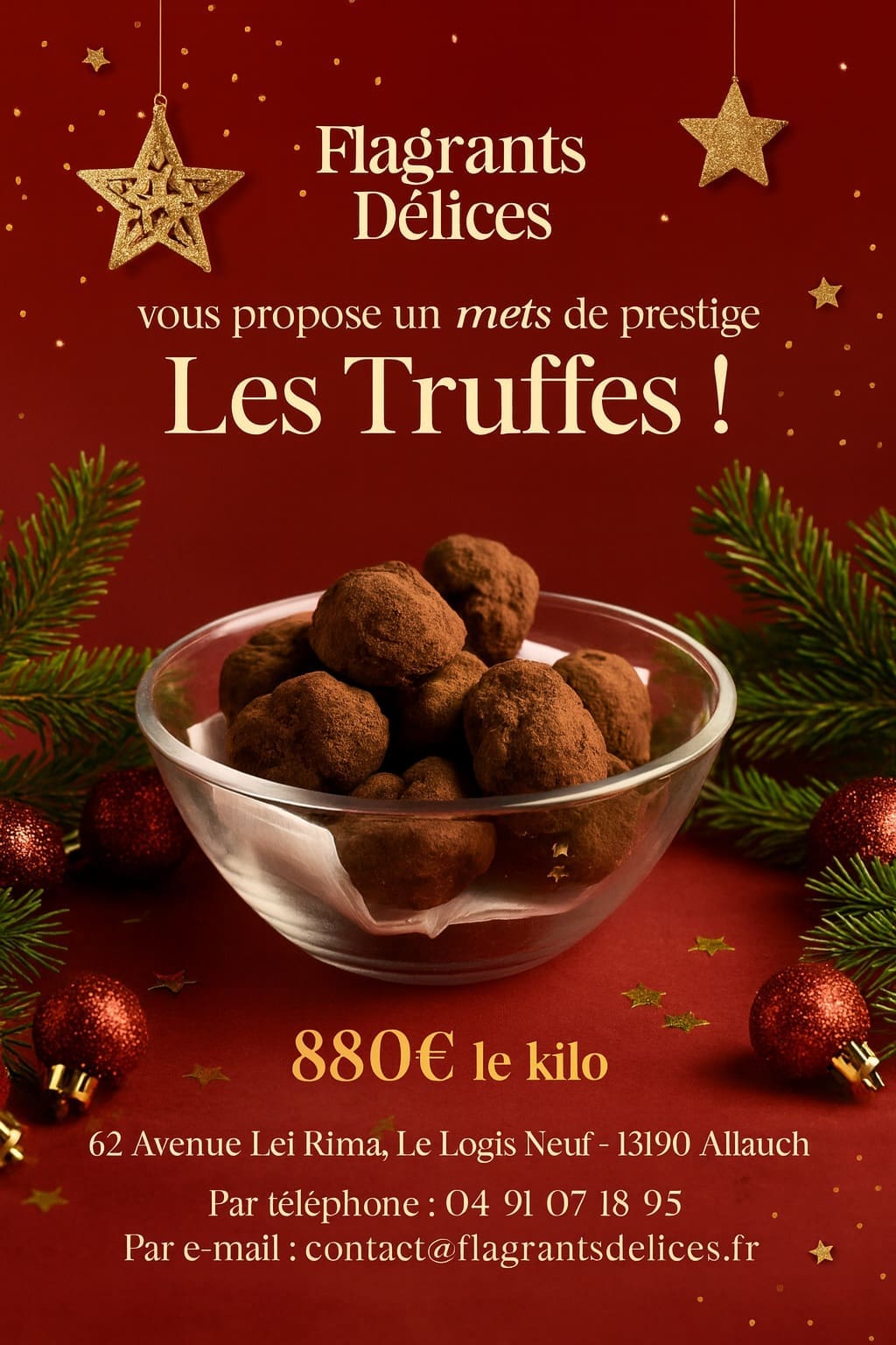 Épicerie fine Flagrant Délices Les truffes