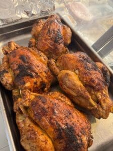Poulet fermier roti d'Henri Flangrants Délices traiteur à Allauch